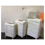 Melalenia Luggage Sets 4 Piece Expandable Suitcase Set