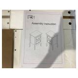 Bonnlo White Nightstand Set of 2