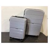Luggage Sets 2 Piece PP Suitcase Set Hardside Spinner