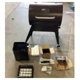 KingChii Portable Electric Wood Pellet Grill & Smoker with Foldable Legs, 456 SQ. Ft Grill Capacity