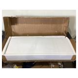 HORSTORS Bathroom Cabinet, Storage Cabinet with 2 Doors & 1 Drawer, Floor Freestanding Cabinet with Adjustable Shelves