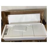 HORSTORS Bathroom Cabinet, Storage Cabinet with 2 Doors & 1 Drawer, Floor Freestanding Cabinet with Adjustable Shelves