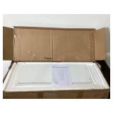 HORSTORS Bathroom Cabinet, Storage Cabinet with 2 Doors & 1 Drawer, Floor Freestanding Cabinet with Adjustable Shelves