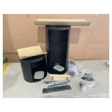 Zimtown BBQ Charcoal Grill Outdoor Barbecue Pit with Offset Smoker Patio Backyard