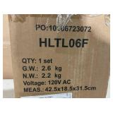 EDISHINE 3-Way Dimmable Touch Control Table Lamp with 2 USB Ports, 2 Pack