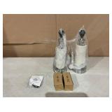 EDISHINE 3-Way Dimmable Touch Control Table Lamp with 2 USB Ports, 2 Pack