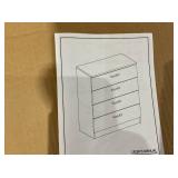 Mainstays Hillside 4-Drawer Dresser, White Finish