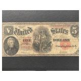 1907 $5 Dollar United States Note