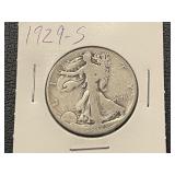 1929-S Walking Liberty Half Dollar