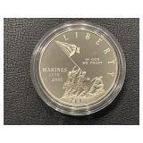 2005-P Marine Corps Silver Dollar