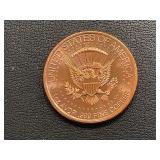 1 Ounce .999 Fine Copper Donald Trump Round