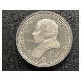 1975 Paul Revere American Revolution Bicentennial Medallion