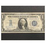 1934 $1 Dollar Silver Certificate Funnyback Bill