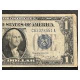 1934 $1 Dollar Silver Certificate Funnyback Bill