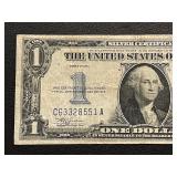 1934 $1 Dollar Silver Certificate Funnyback Bill