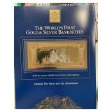 Gold and Silver Banknote