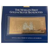 Gold and Silver Banknote