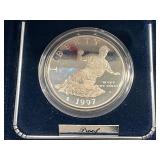 1997-S Jackie Robinson Silver Dollar Proof