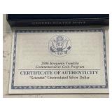 2006-P Benjamin Franklin Scientist Silver Dollar