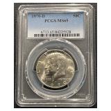 1970-D Kennedy Half Dollar PCGS MS65