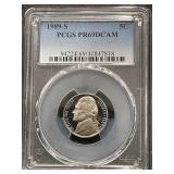 1989-S Jefferson Nickel Proof PCGS PR69 Deep Cameo