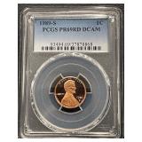 1989-S Lincoln Cent Proof PCGS PR69 Red Deep Cameo