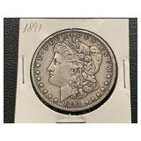 1891 Morgan Dollar
