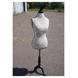 Adjustable Height Female Form Dress Mannequin