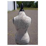 Adjustable Height Female Form Dress Mannequin