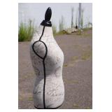 Adjustable Height Female Form Dress Mannequin
