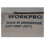 Workpro Walk-In Greenhouse 56"Lx56"Wx77"H