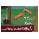 The Original Lincoln Logs 2-Tiered Tree House Building Set