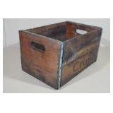 Vintage Orange Crush Wooden Shipping Crate