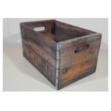 Vintage Orange Crush Wooden Shipping Crate