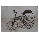 Metal Wine Delivery Bicycle Decorative Wine Rack