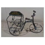 Metal Wine Delivery Bicycle Decorative Wine Rack