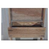 Vintage Style Wood Washboard Shelf