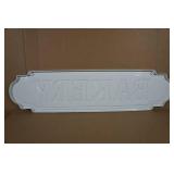Raised Metal Bakery Sign
