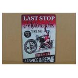 Motorcycles Metal Sign