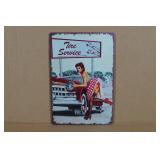 Tire Service Metal Sign