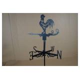 Laser Cut Steel Rooster Weather Vane