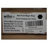 Wiha 9-Piece Ball Point Magic Ring Screw Holding Hex Tools