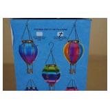 Hot Air Balloon Solar Lantern -Small, Rainbow