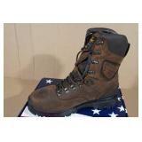 Thorogood 8" Tobacco American Heritage Series Plain Toe Work Boots -Size 12