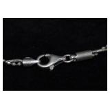 Sterling Silver Beaded Serpentine Bracelet