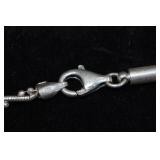 Sterling Silver Beaded Serpentine Bracelet