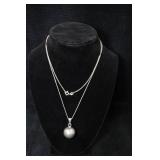 Sterling Silver Chime Pendant with Chain