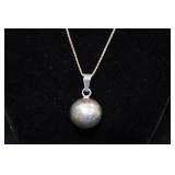 Sterling Silver Chime Pendant with Chain