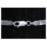 Sterling Silver Herringbone Necklace