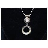 Sterling Silver Necklace with Pendant